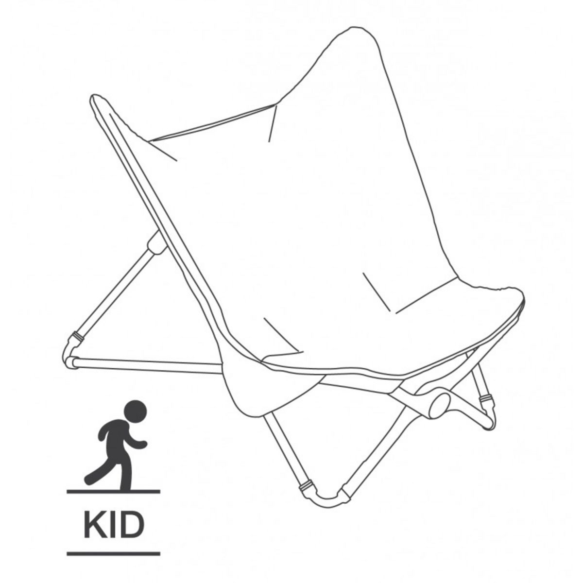 BEABA Transat compact évolutif - Gris