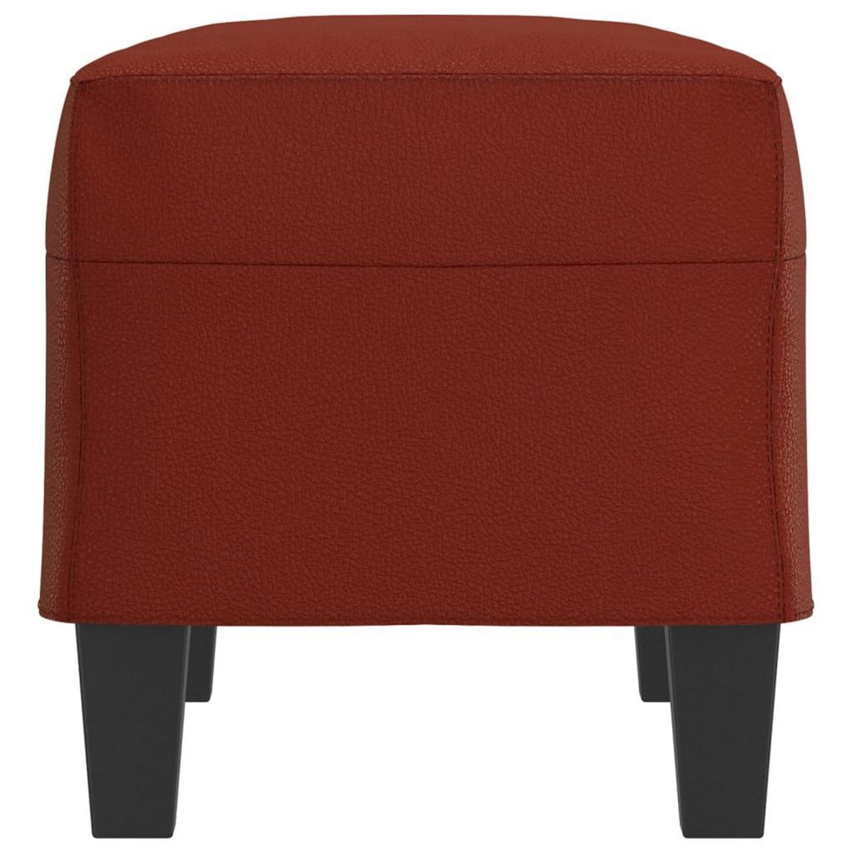 VIDAXL Banc Rouge bordeaux 70x35x41 cm Similicuir