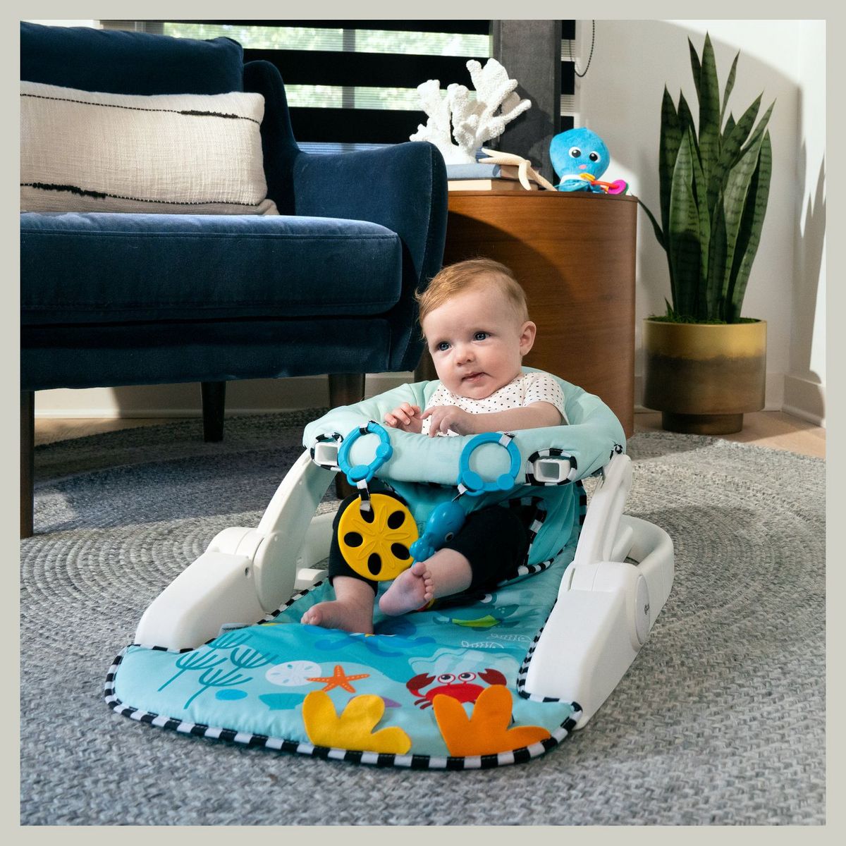 Baby Einstein Siège au sol position assise 2-en-1