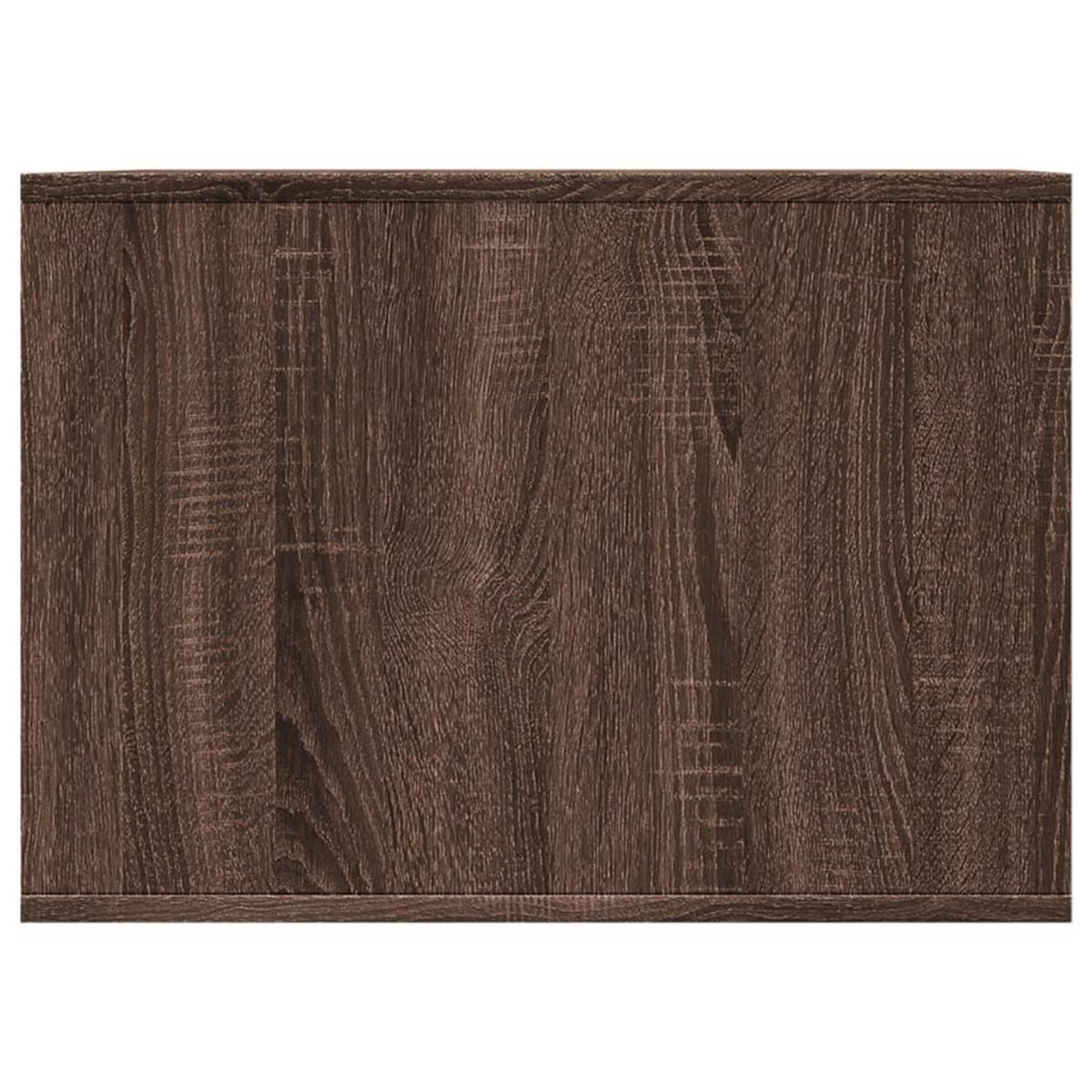 VIDAXL Meuble de bac a litiere pour chat chene marron bois ingenierie