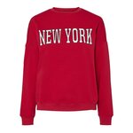 Pieces Sweat  Femme Pieces Sasie. Coloris disponibles : Rouge