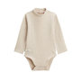Voir la diapositive 5 : Petit Béguin Lot de 2 bodies bébé col roulé manches longues Cracotte