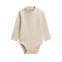 Voir la diapositive 5 : Petit Béguin Lot de 2 bodies bébé col roulé manches longues Cracotte