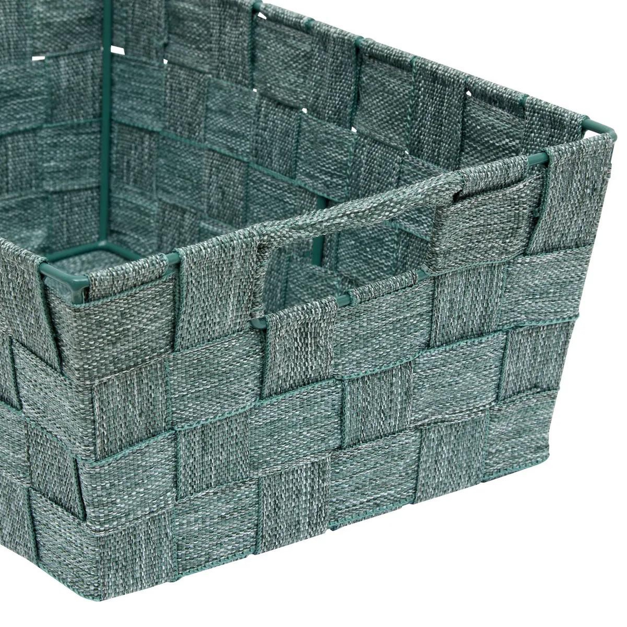 Voir la diapositive 2 : FIVE Panier de rangement biseauté  lise  28cm vert