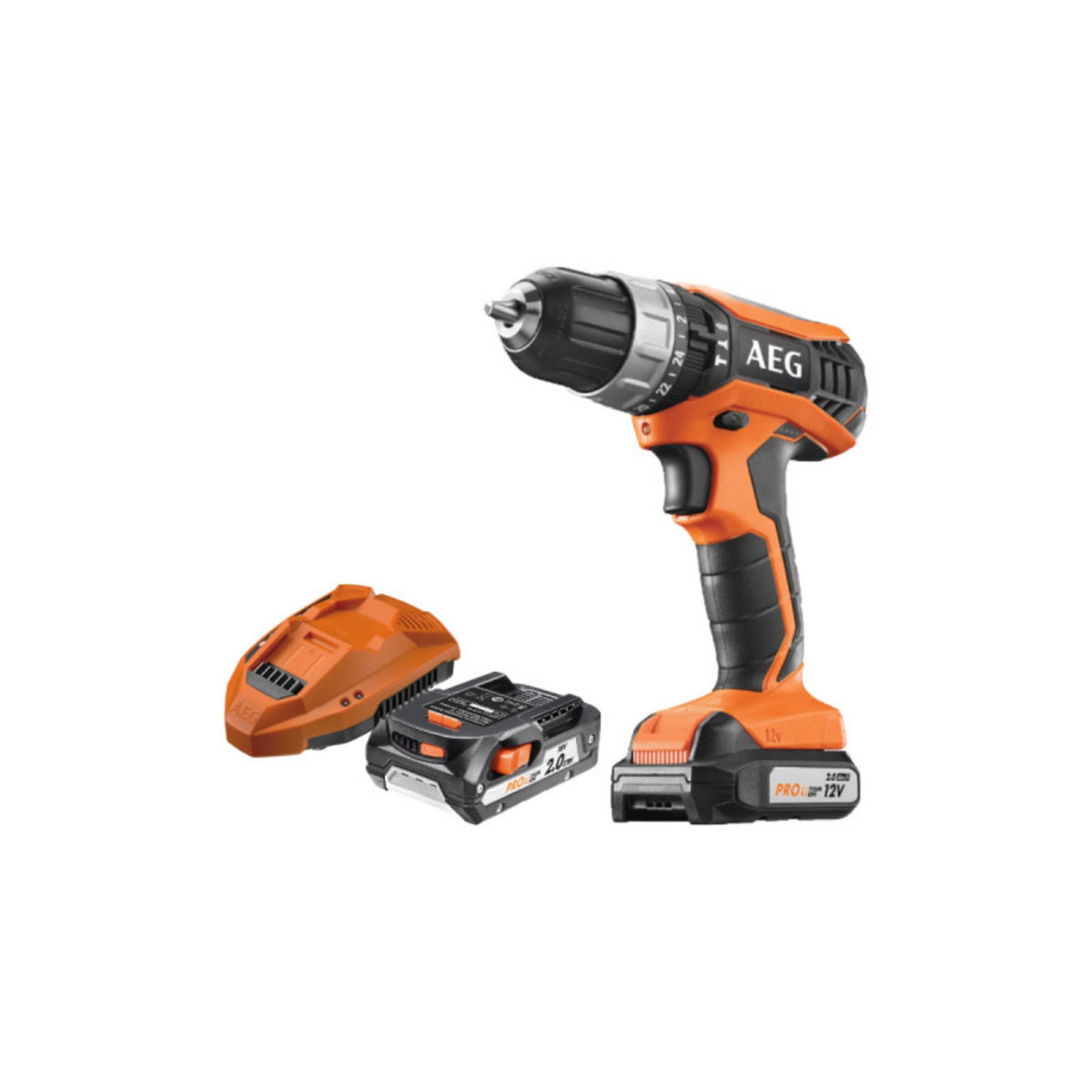 AEG Perceuse à percussion AEG 12V tradesman Gen III BSB12G3LI-202C - 2 batterie 2,0Ah - 1 chargeur