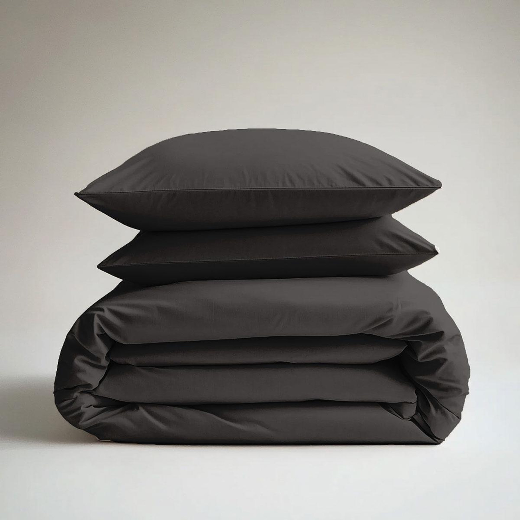 Voir la diapositive 4 : DODO Housse de couette coton antibactérien anthracite
