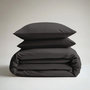 Voir la diapositive 4 : DODO Housse de couette Coton Antibactérien Anthracite