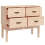 Voir la diapositive 4 : VIDAXL Armoire console 90x40x78 cm Bois de pin solide
