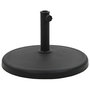 Voir la diapositive 1 : VIDAXL Socle rond de parasol Polyresine 19 kg Noir