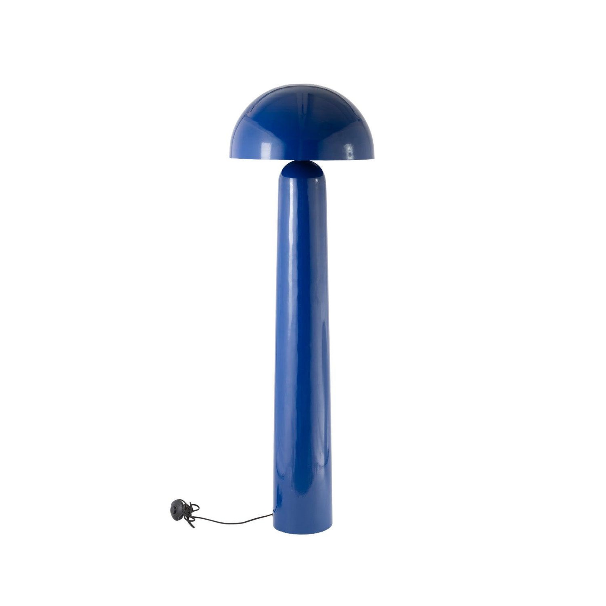 MAISON PAVANE Lampadaire en métal bleu foncé-clara