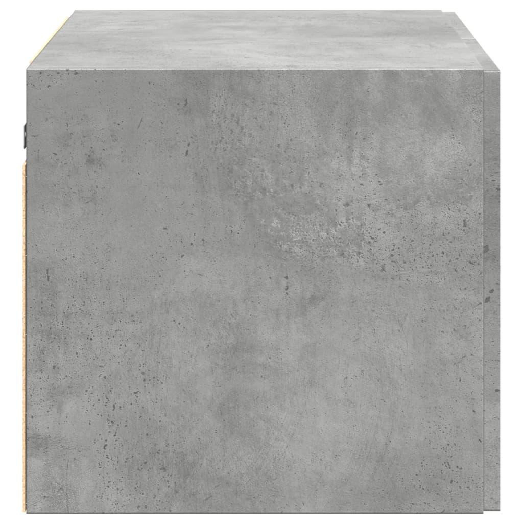 Voir la diapositive 5 : VIDAXL Armoire murale gris beton 70x42,5x40 cm bois d'ingenierie