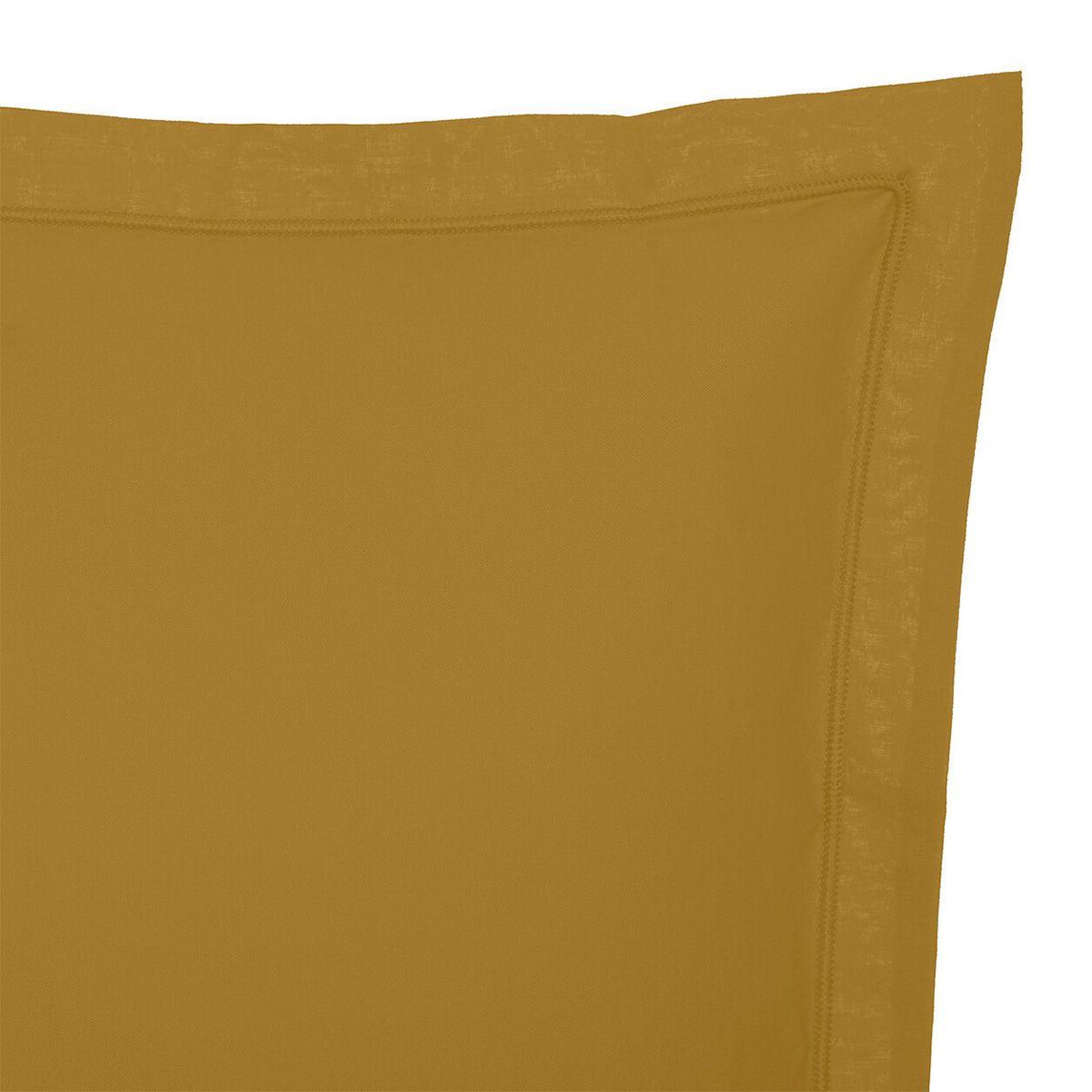 Voir la diapositive 2 : ATMOSPHERA Taie d'oreiller  percale  50x70cm mordoré