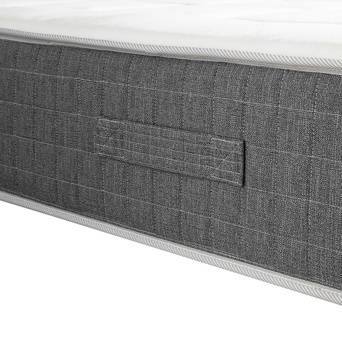 IDLITERIE Matelas ressorts MAX, 7 zones, sommier rigide, pack couette oreiller