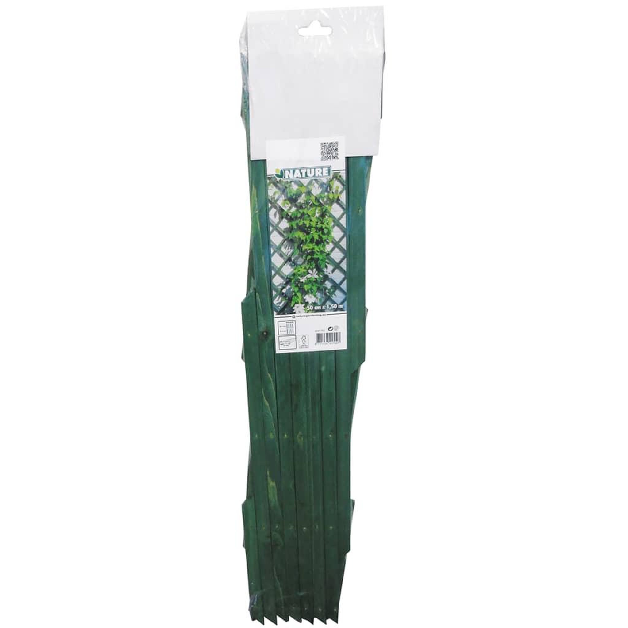Voir la diapositive 3 : NATURE Nature Trellis de jardin 50 x 150 cm Bois Vert