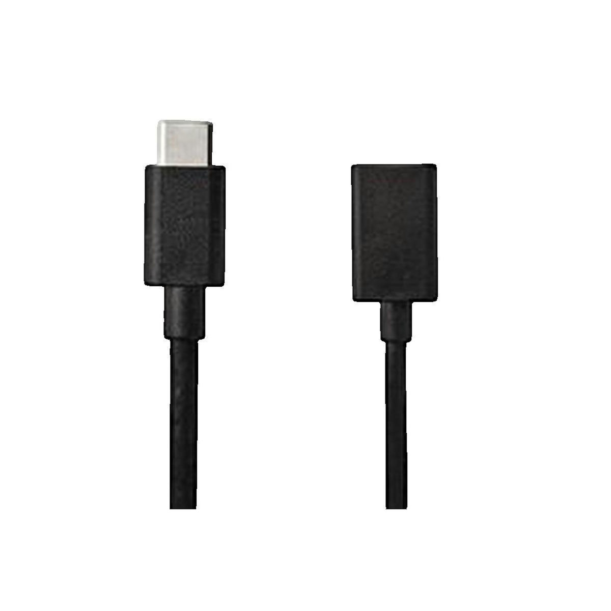 NEDIS Câble USB Nedis 5412810289127 Type-C Mâle - A Femelle 0,15 m Noir