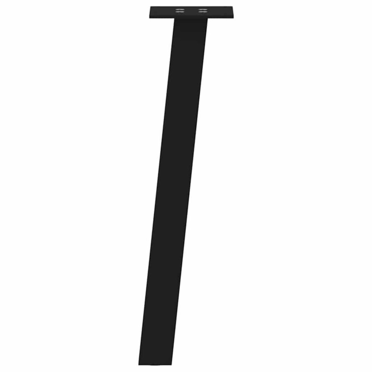 VIDAXL Pieds de table basse 4 pcs noir 30 cm acier