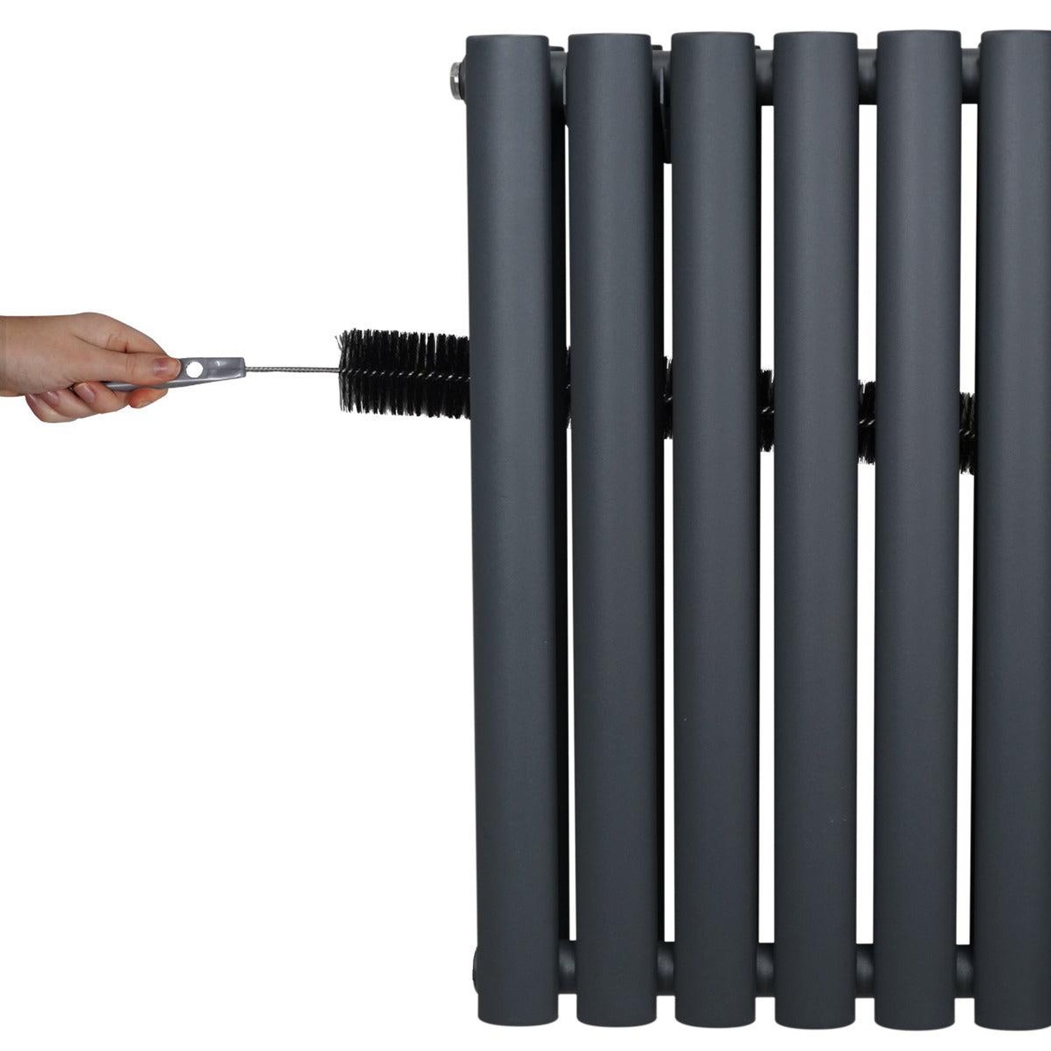 Voir la diapositive 4 : MONSTERSHOP Radiateur à colonnes ovales, 2 panneaux - 1600 x 360 mm