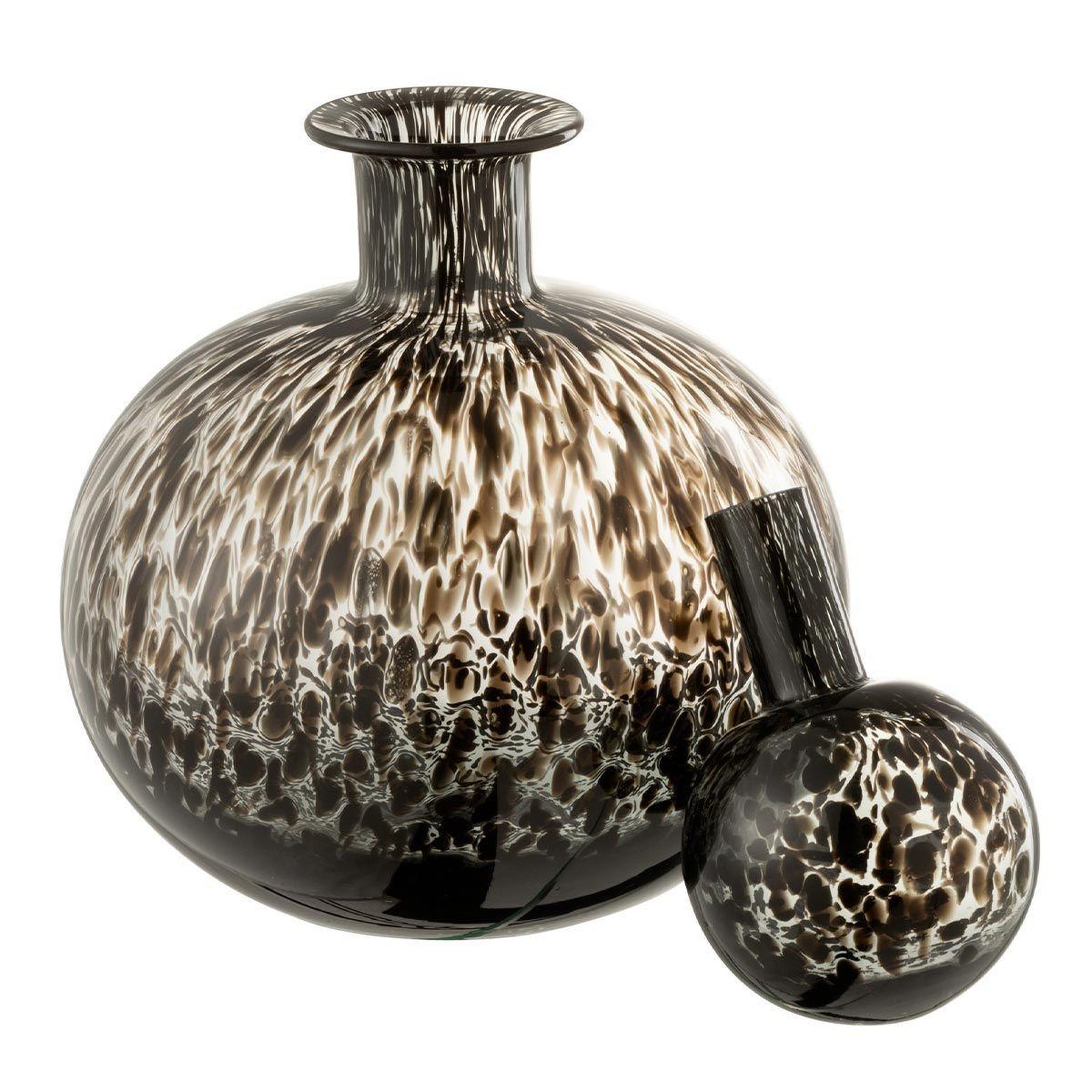 Voir la diapositive 2 : J-LINE Bouteille avec bouchon design  vidao  28cm noir