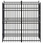 Voir la diapositive 3 : VIDAXL Chenil d'exterieur pour chiens Acier 1,84 m²