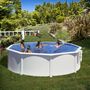 Voir la diapositive 1 : GRE Piscine acier ronde 4,80x4,80x1,32