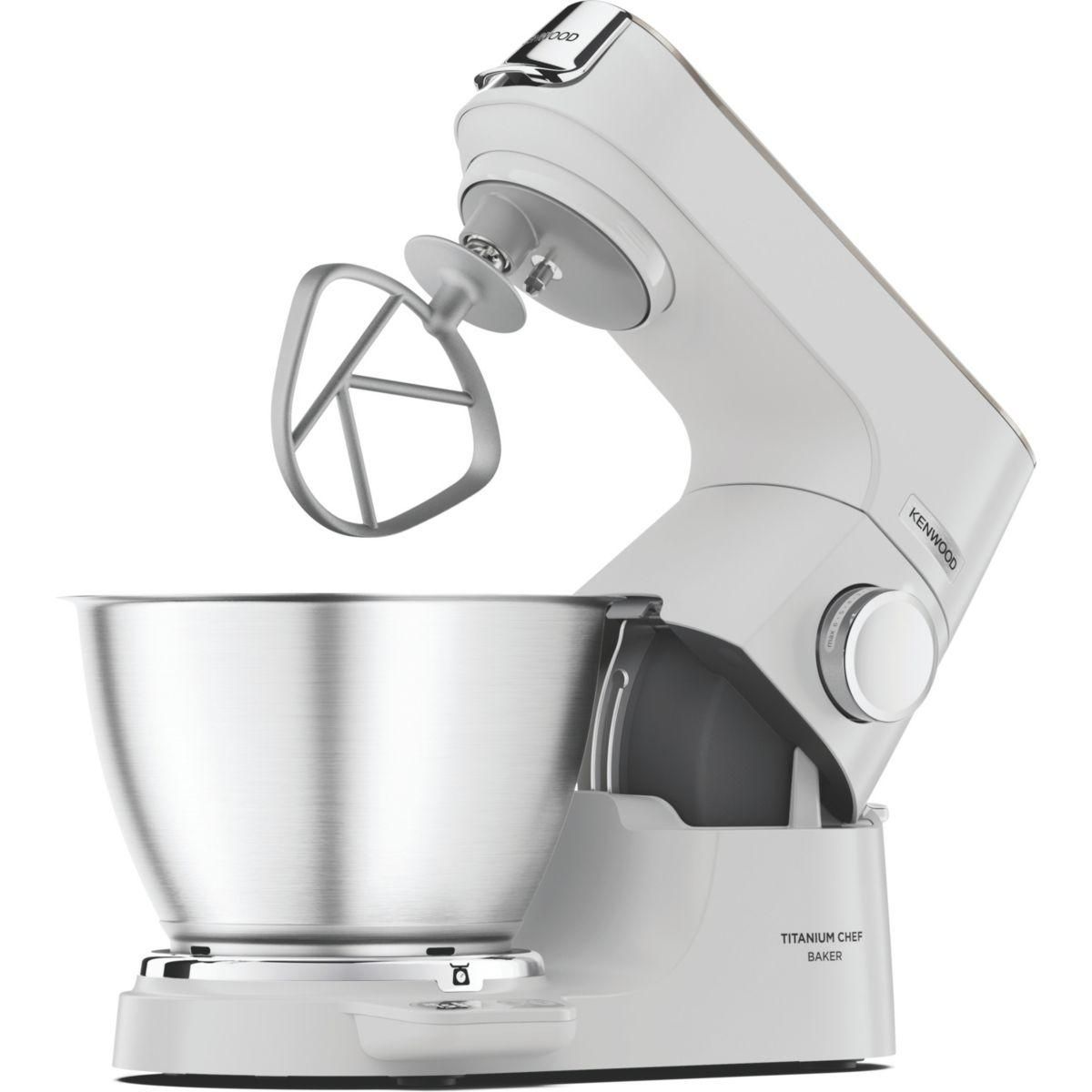 KENWOOD Robot pâtissier KVC65.009WH Titanium Chef Baker