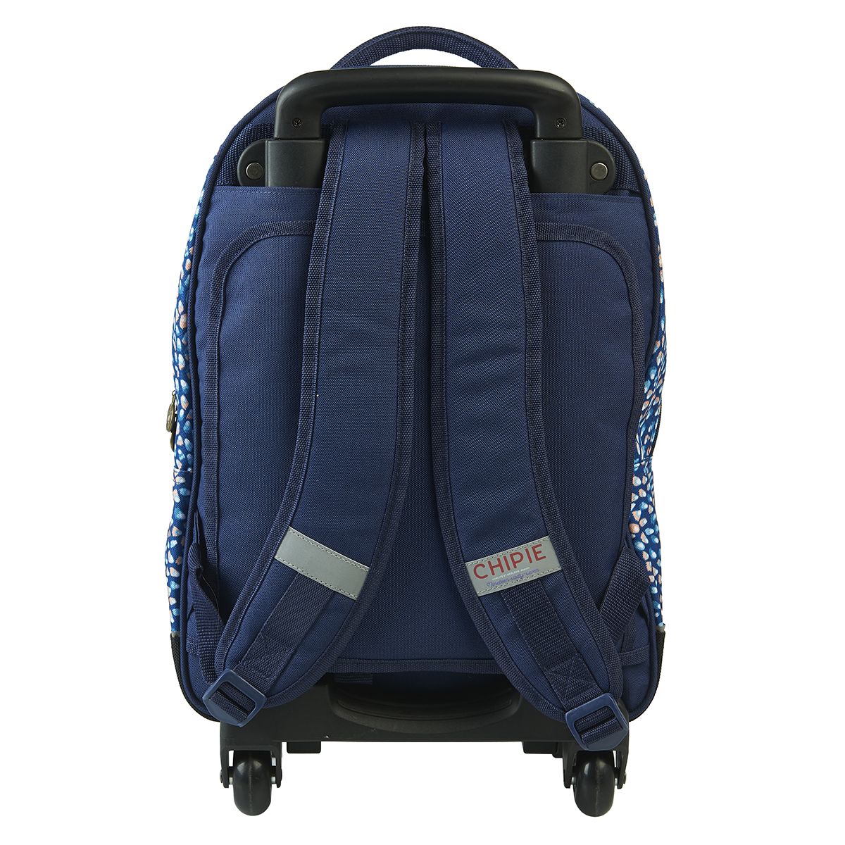 CHIPIE Sac à dos à roulettes rose et bleu