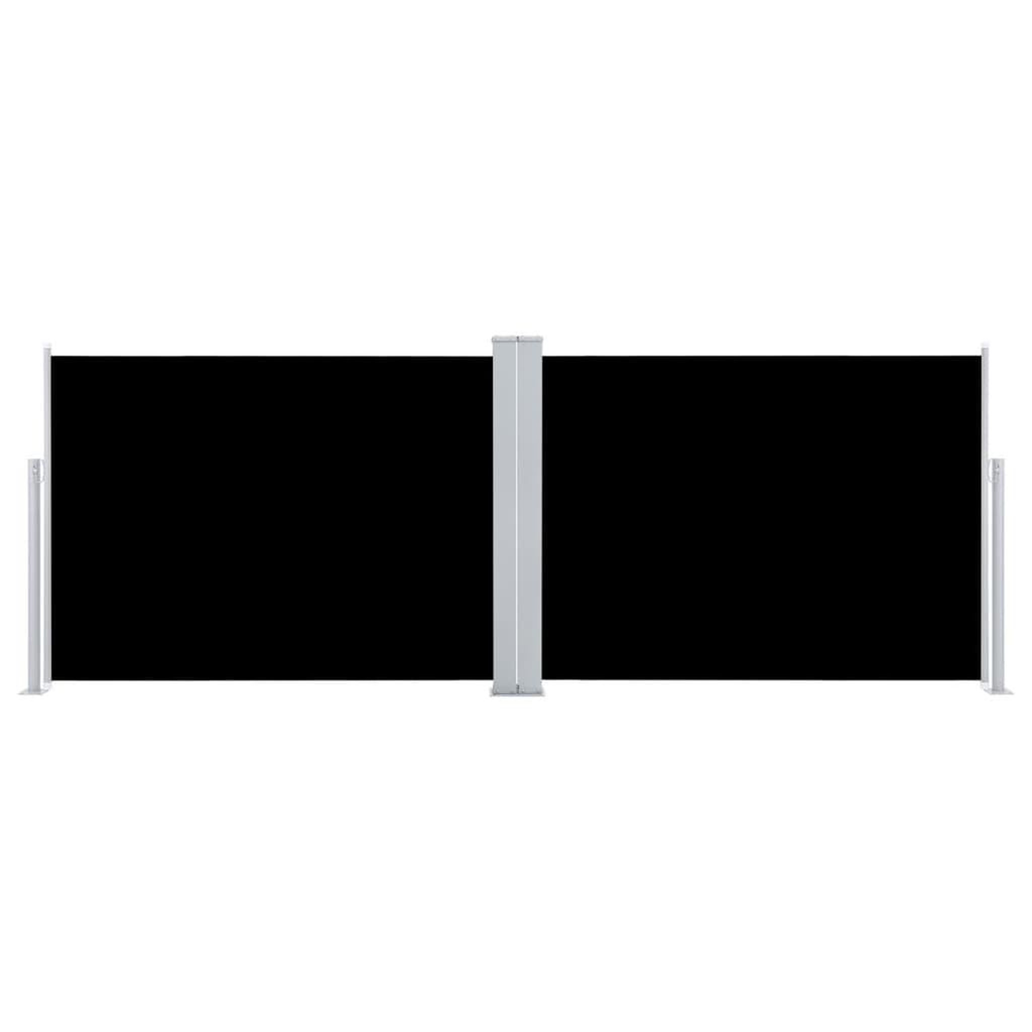 Voir la diapositive 4 : VIDAXL Auvent lateral retractable Noir 120 x 1000 cm