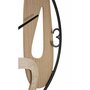 Voir la diapositive 3 : Paris Prix Horloge Murale Design  Mot  60cm Naturel & Noir