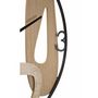 Voir la diapositive 3 : Paris Prix Horloge Murale Design  Mot  60cm Naturel & Noir