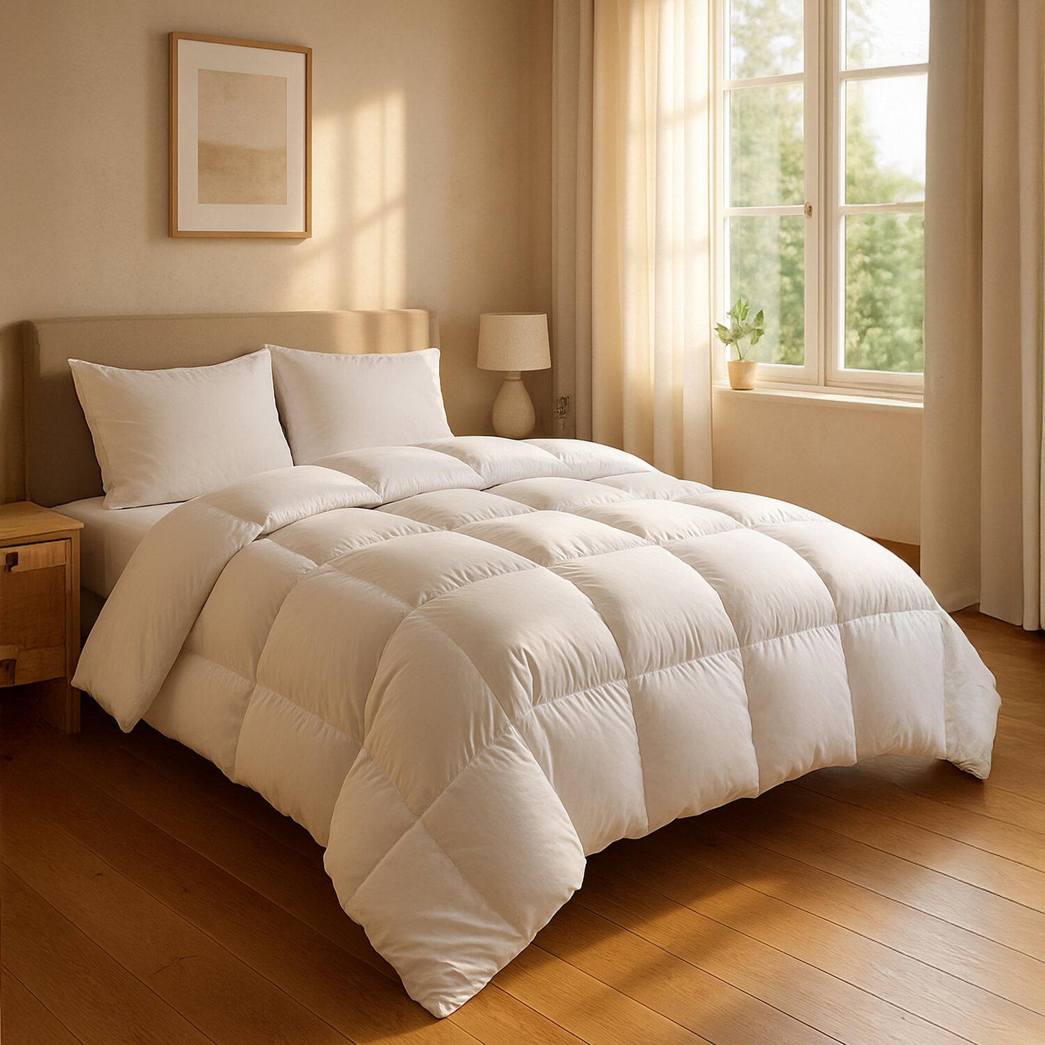 Voir la diapositive 2 : Home collection Couette 450 gr/m2 100 % polyester