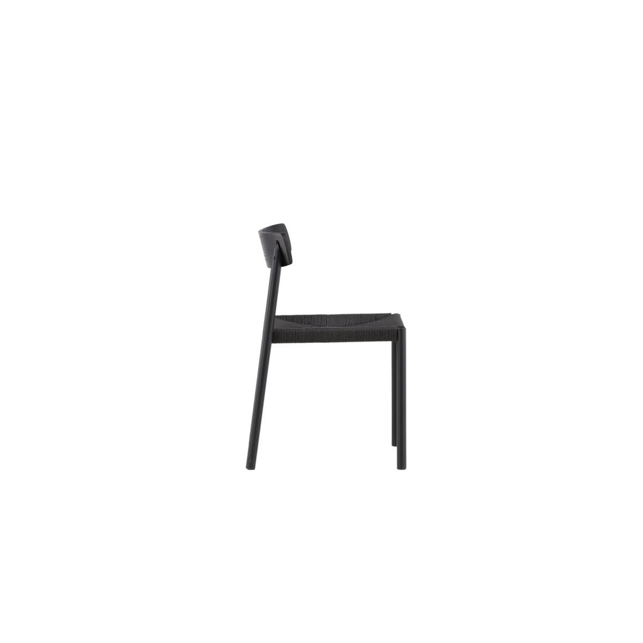 Voir la diapositive 2 : Paris Prix Chaise en rotin  malmon  79cm noir