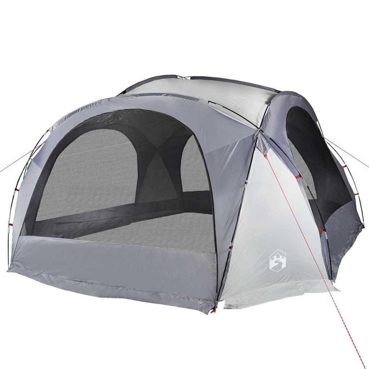 VIDAXL Tente de reception blanc et gris impermeable