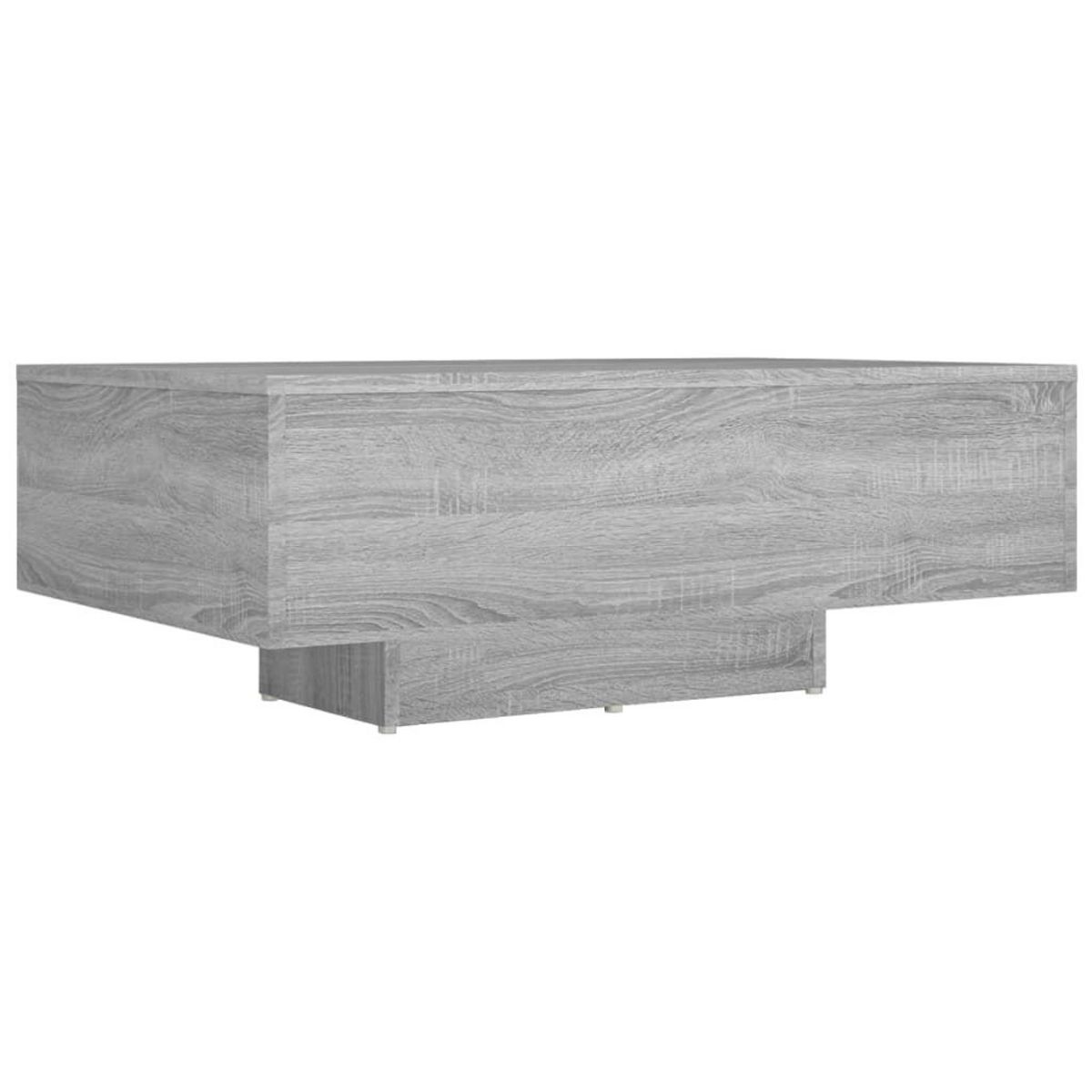 VIDAXL Table basse Sonoma gris 85x55x31 cm Bois d'ingenierie