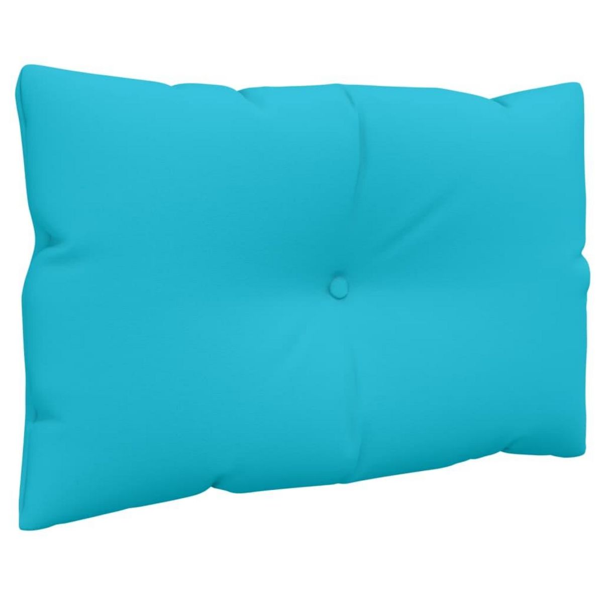 VIDAXL Coussins de palette lot de 2 turquoise tissu Oxford