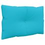 Voir la diapositive 5 : VIDAXL Coussins de palette lot de 2 turquoise tissu Oxford