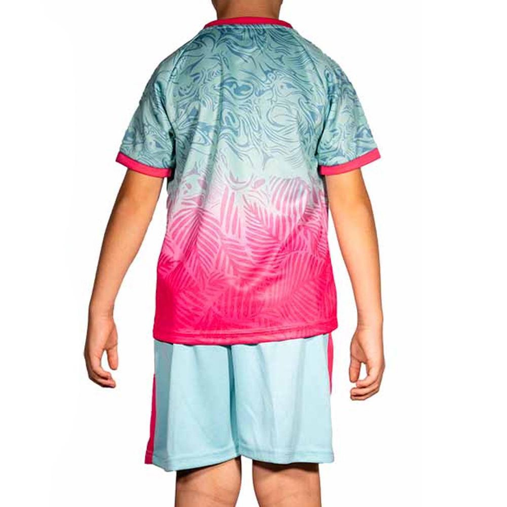 Voir la diapositive 2 : SPORTZONE Ensemble Turquoise/Rose Enfant Sport Zone Miami