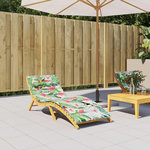 VIDAXL Coussin de chaise longue multicolore 180x60x3 cm tissu oxford