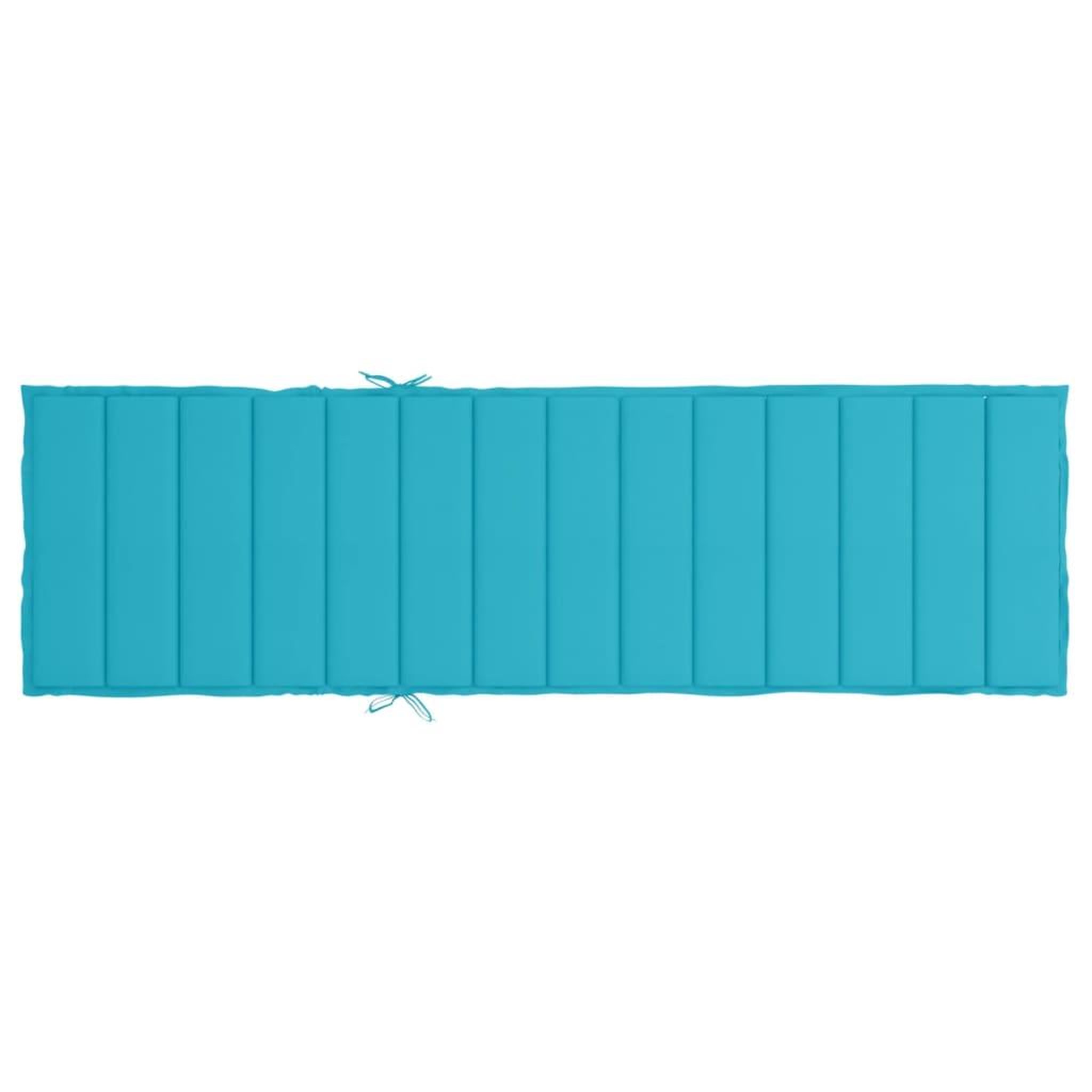 Voir la diapositive 5 : VIDAXL Coussin de chaise longue turquoise tissu oxford