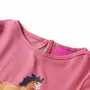 VIDAXL T-shirt enfants a manches longues rose vieux 116