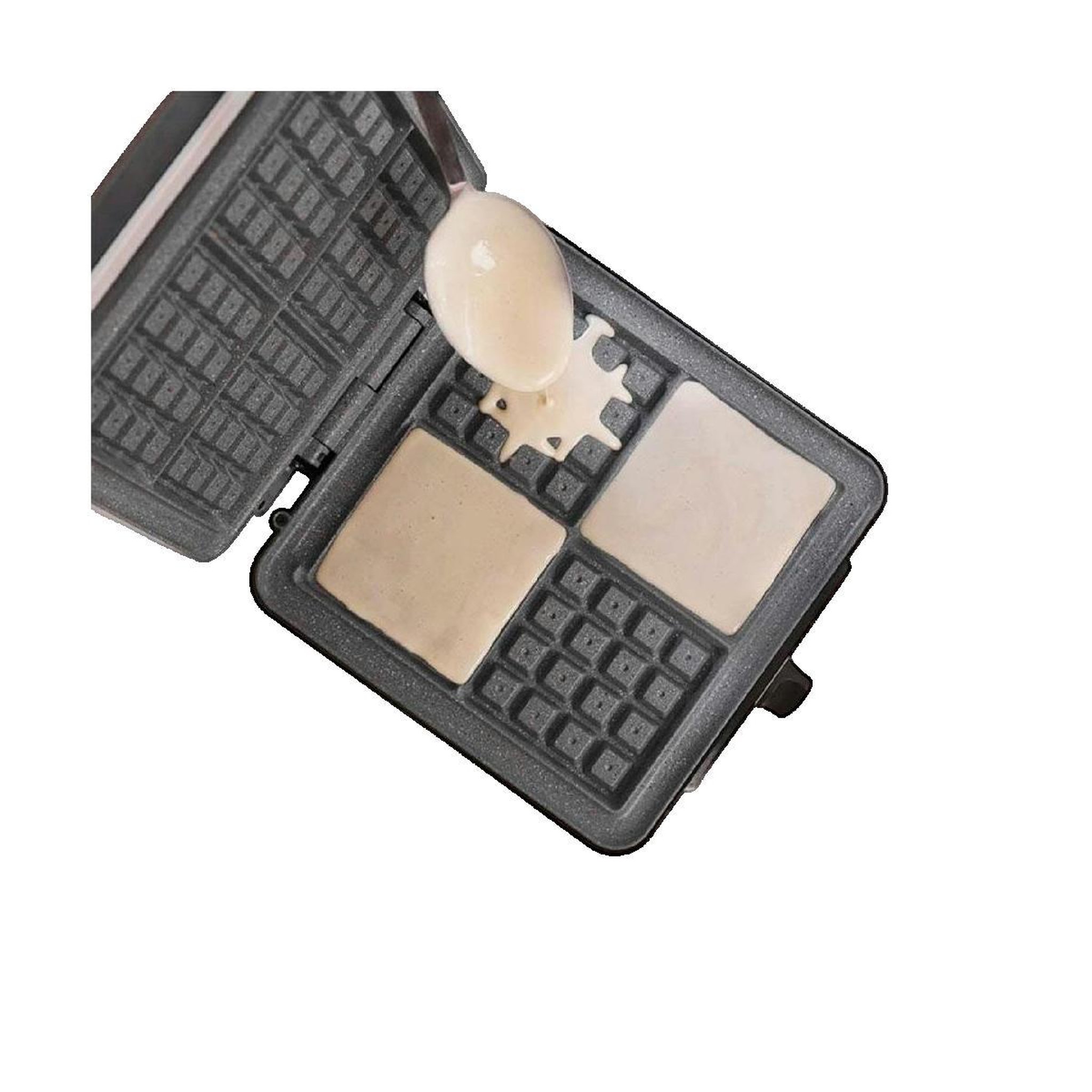 Voir la diapositive 3 : CECOTEC Croque Gaufre Cecotec Fun Gofrestone 4Inox inox