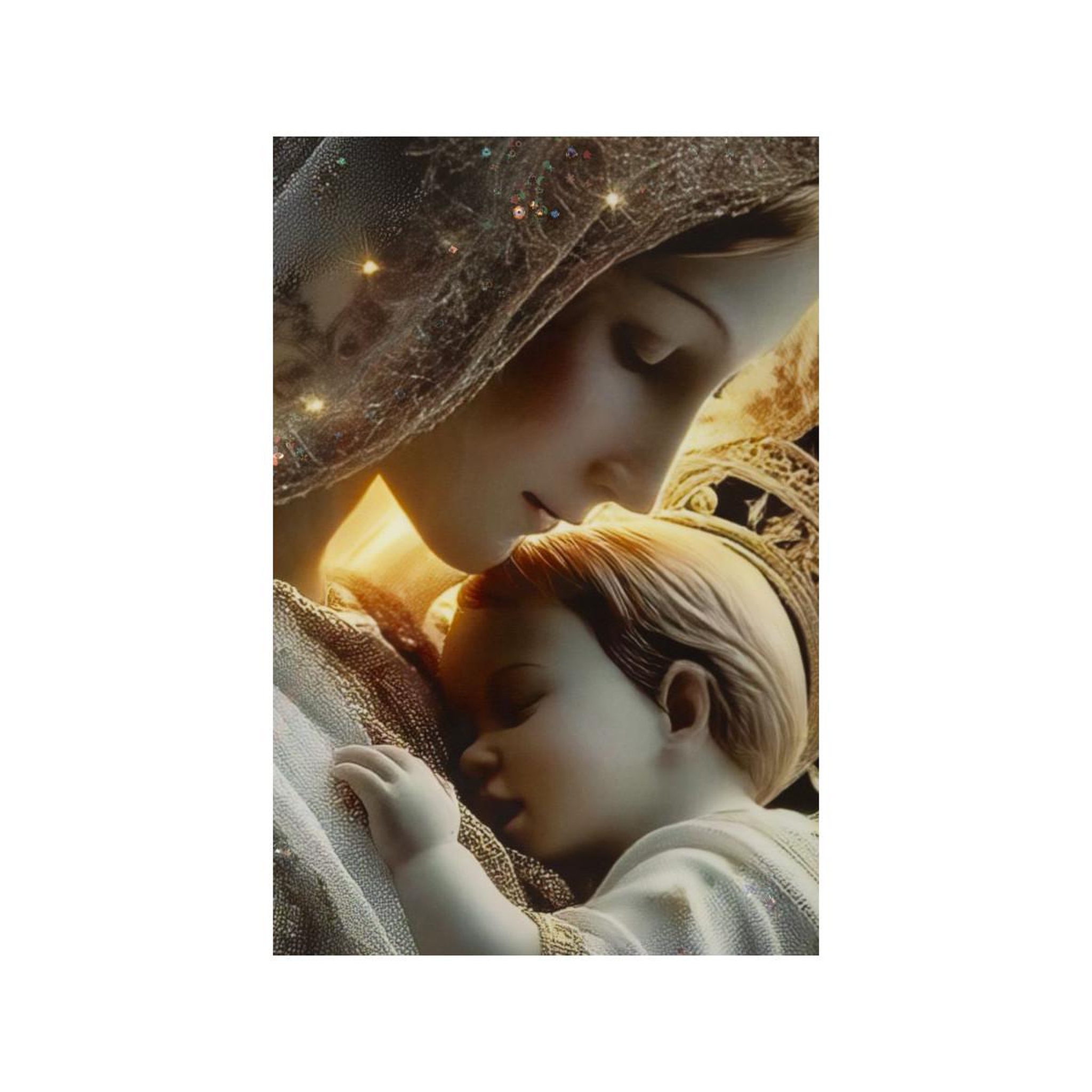 Voir la diapositive 3 : Paris Prix Tableau imprimé  maternity iii  60x90cm multicolore