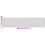 Voir la diapositive 6 : VIDAXL Tapis rectangulaire naturel clair 80x400 cm bambou