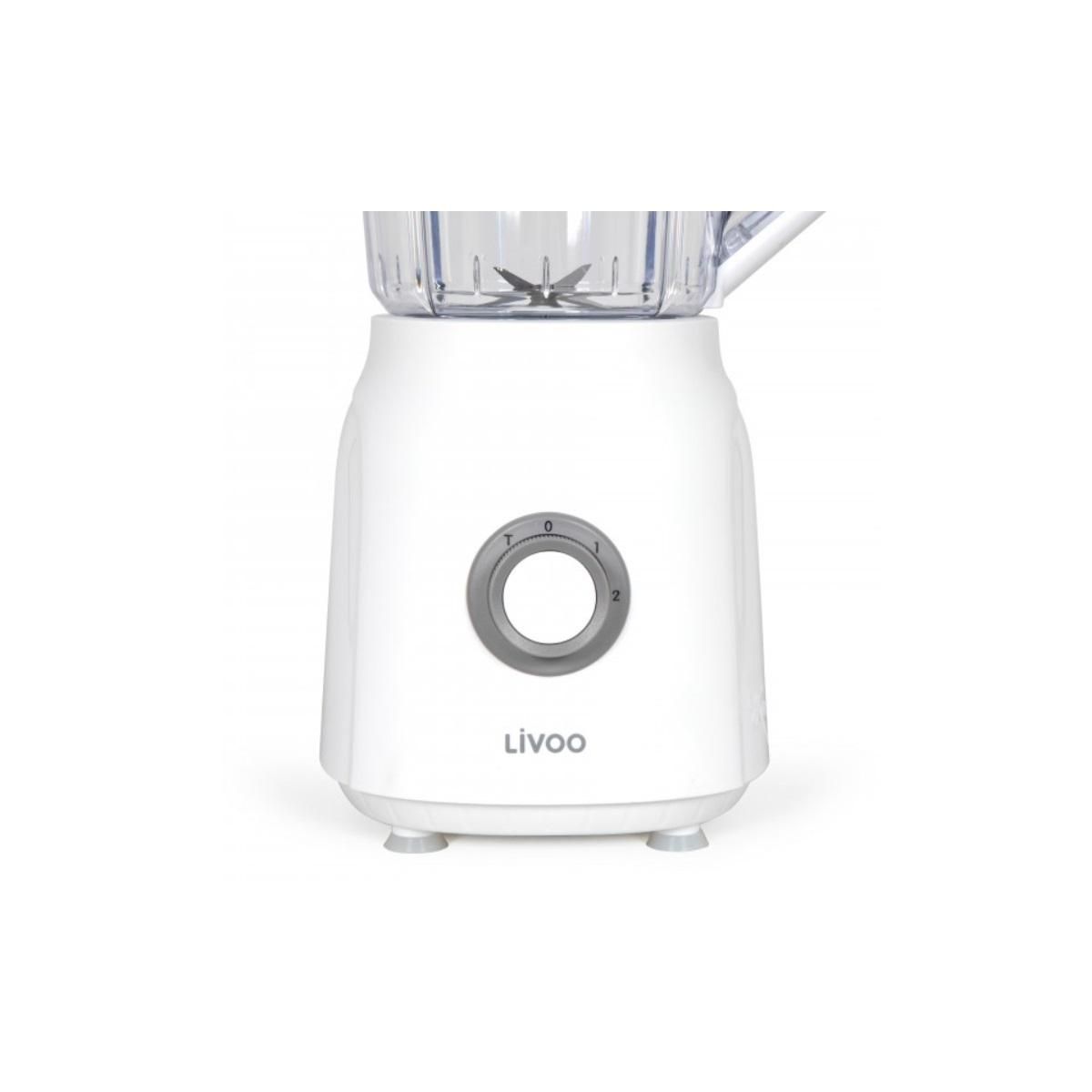 LIVOO Blender 1.5l 600w inox blanc - DOP242W