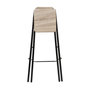 Voir la diapositive 5 : TOILINUX Lot de 4 chaises de bar pliantes LOUNA - H. 97,5 cm