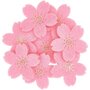RICO DESIGN Confettis fleur de cerisier, feutrine rose et or