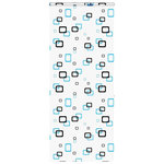 VIDAXL Store enrouleur de douche avec cassette largeur du tissu 86 cm