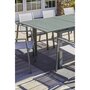 DCB GARDEN Table de jardin - 8/10 places - Aluminium - Kaki - MIAMI