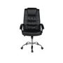 Voir la diapositive 2 : Habitat et Jardin Fauteuil de bureau à roulettes  Charles  - Noir