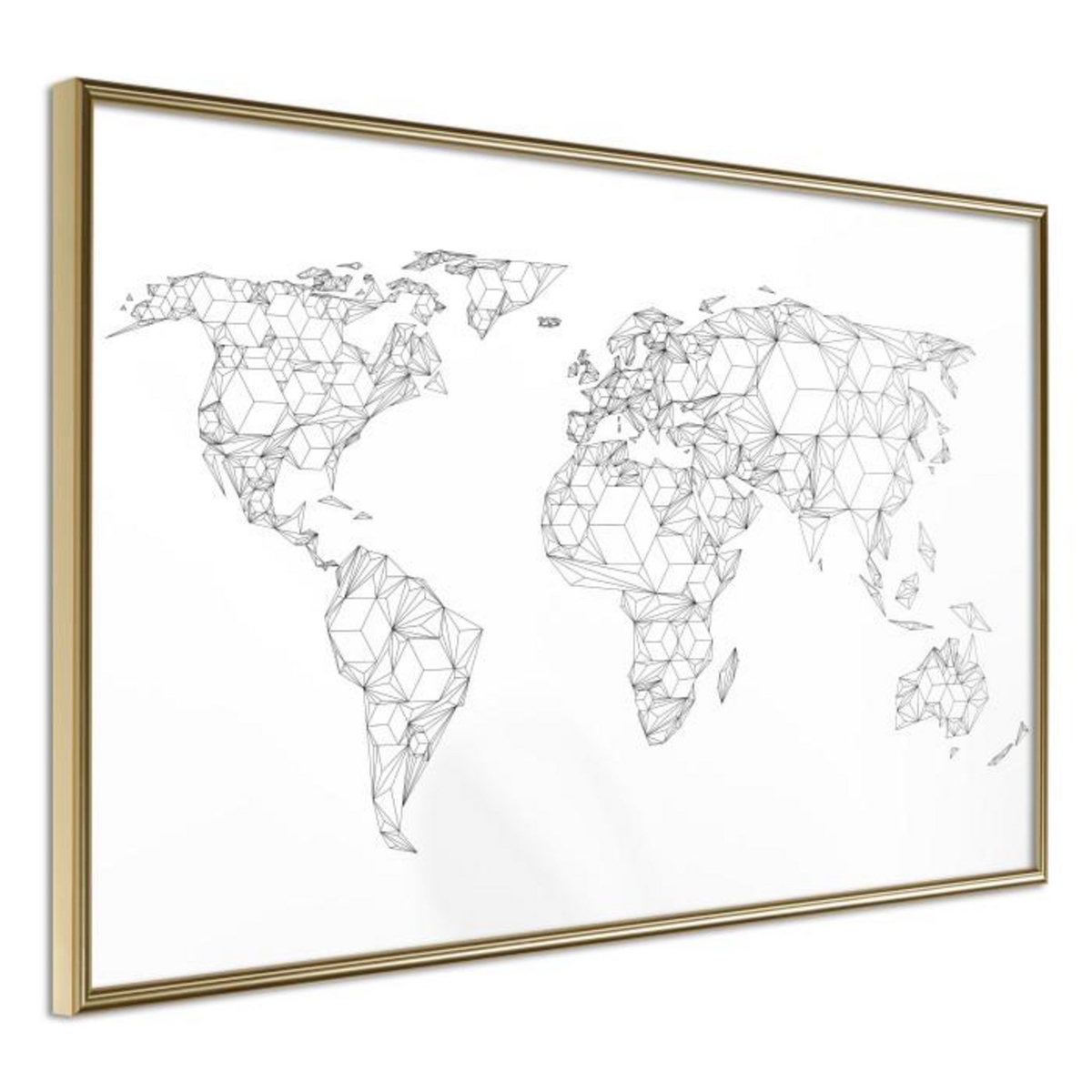 Paris Prix Affiche Murale Encadrée  World of Diamonds and Triangles