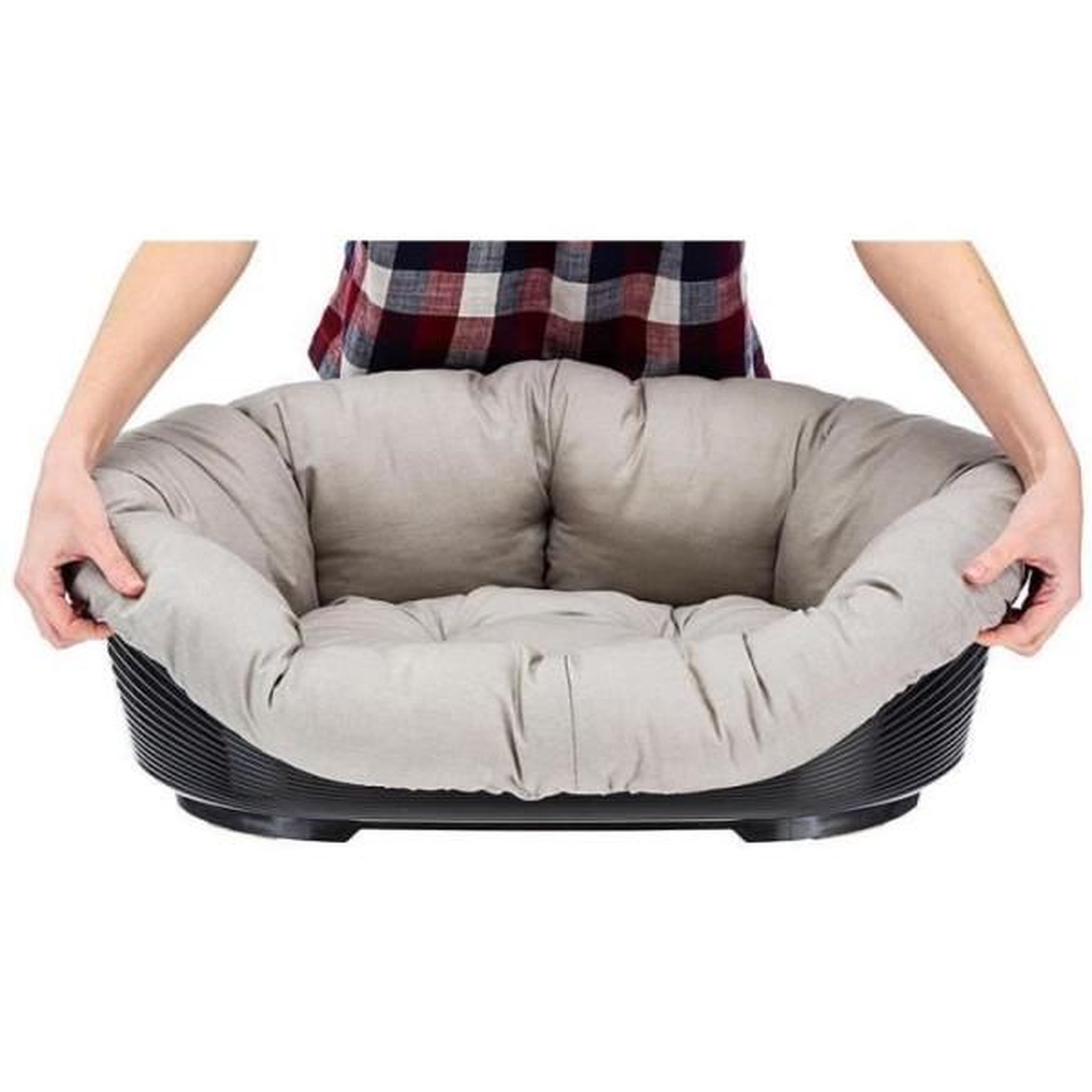 Voir la diapositive 3 : Ferplast Corbeille - FERPLAST - SOFA 4 - Avec coussin a motif 1
